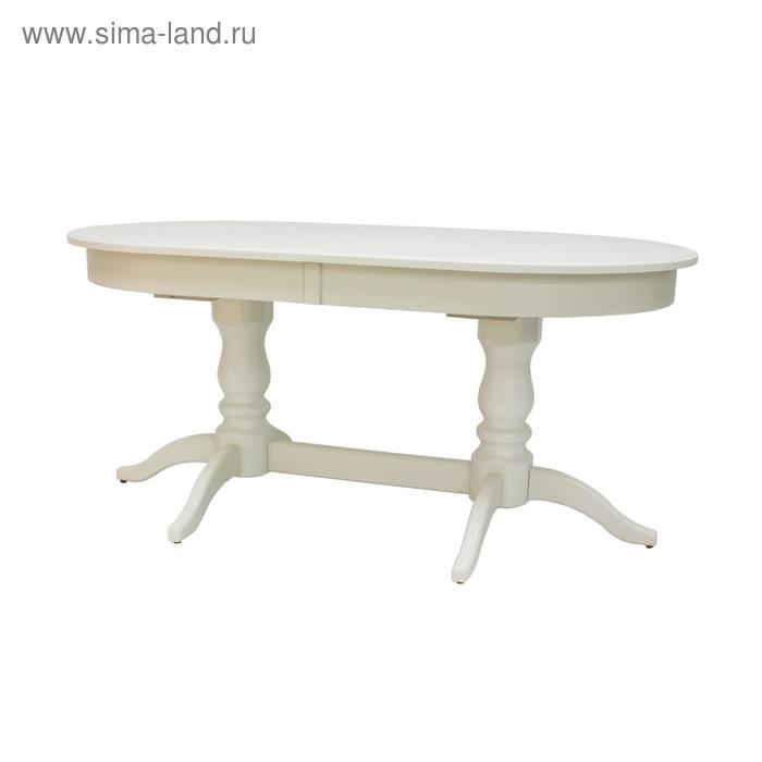 фото Стол раздвижной leset каролина 1р, слоновая кость 1500/2000х840х760 мебель импэкс