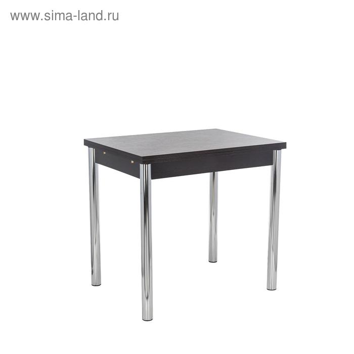 

Стол раздвижной Leset Марсель 1Р, металл хром, венге 800/1470х600х750