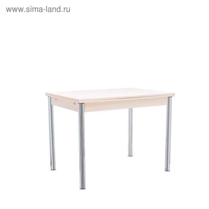 

Стол раздвижной Leset Марсель 2Р, металл хром, дуб 1000/1800х700х750