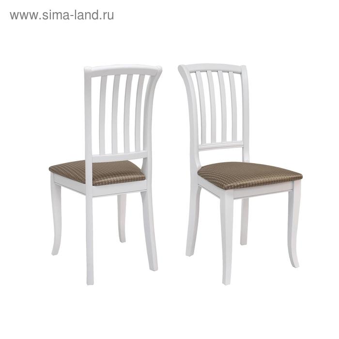 

Стул Leset Остин, белый, обивка жаккард flora
