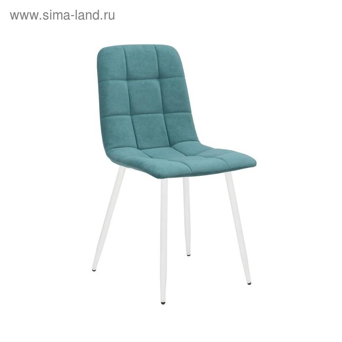 

Стул Leset Скай, металл белый/велюр ultra mint ментол