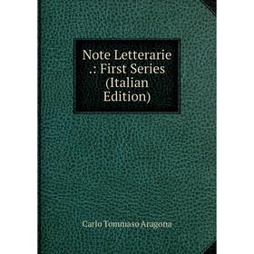 

Книга Note Letterarie: First Series
