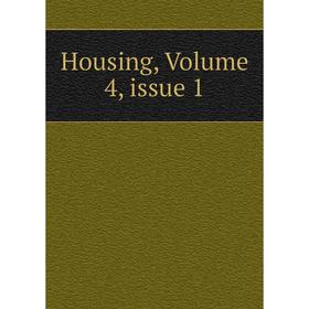 

Книга Housing, Volume 4, issue 1