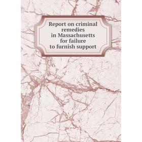 

Книга Report on criminal remedies in Massachusetts for failure to furnish support