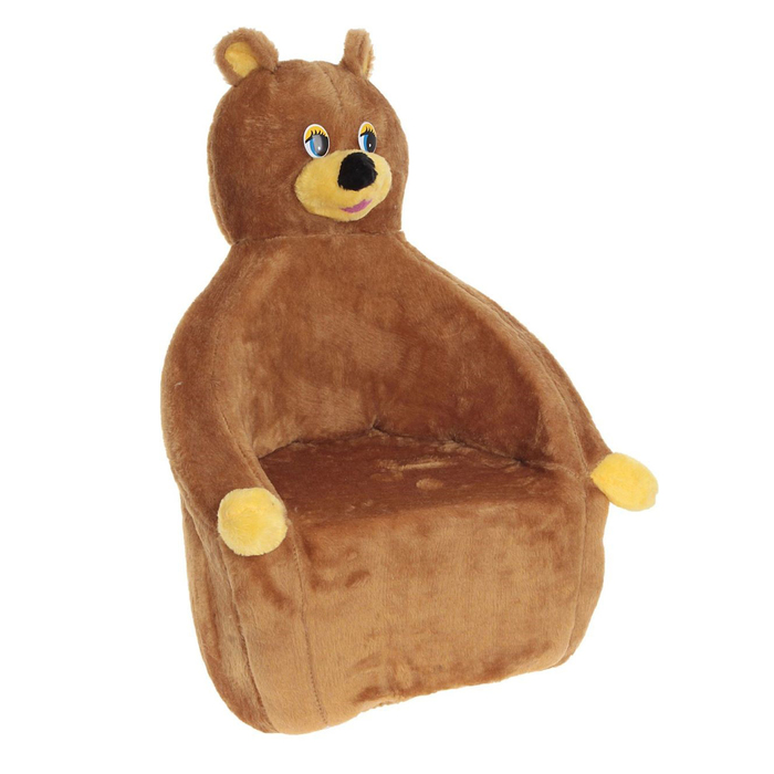 Мягкая игрушка-кресло «Медведь», цвета МИКС