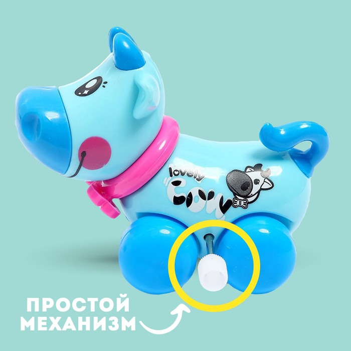 Игрушка заводная «Коровка», цвета МИКС