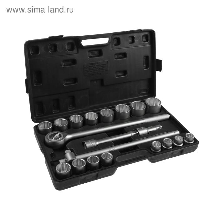 фото Набор инструментов wmc tools 47293, 3/4", 12-ти гранные, 21 предмет