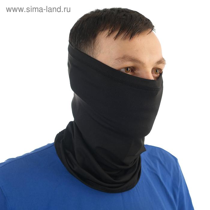 Ветрозащитная маска, черный ветрозащитная маска размер универсальный черный