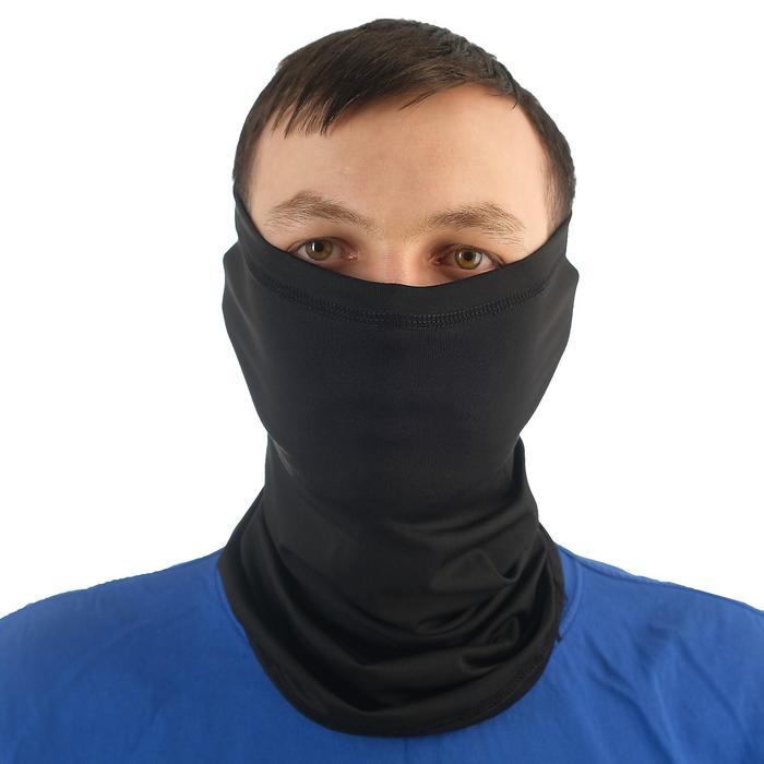 Ветрозащитная маска, размер универсальный, черный