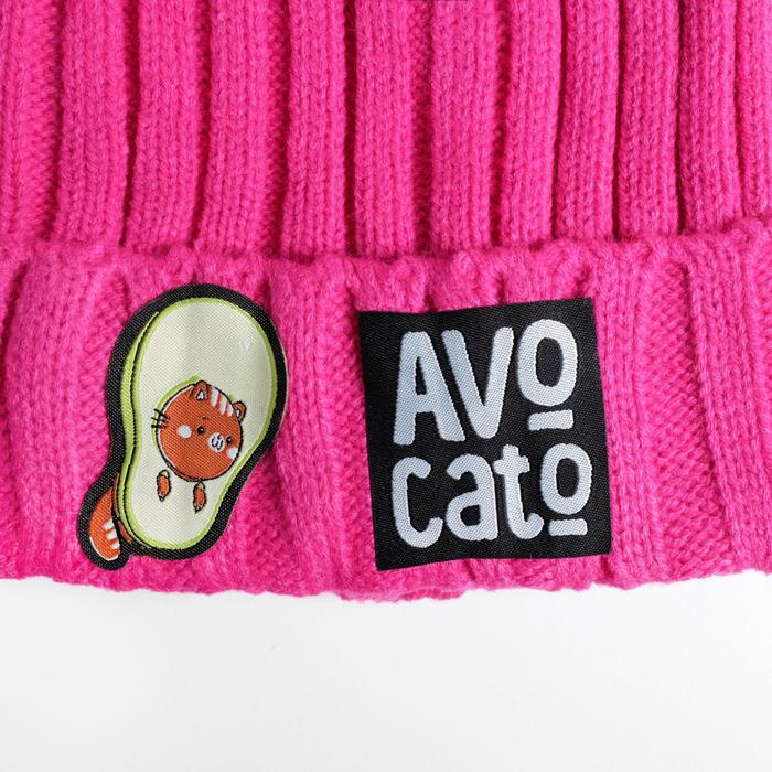 Женская шапка с помпоном Avocato