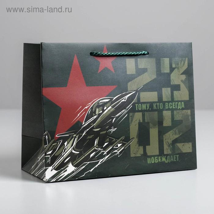 

Пакет ламинированный горизонтальный «Победителю», MS 23 × 18 × 10 см