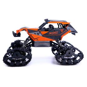 

Джип радиоуправляемый «Гусеничный вездеход», полный привод 4WD, работает от аккумулятора, МИКС