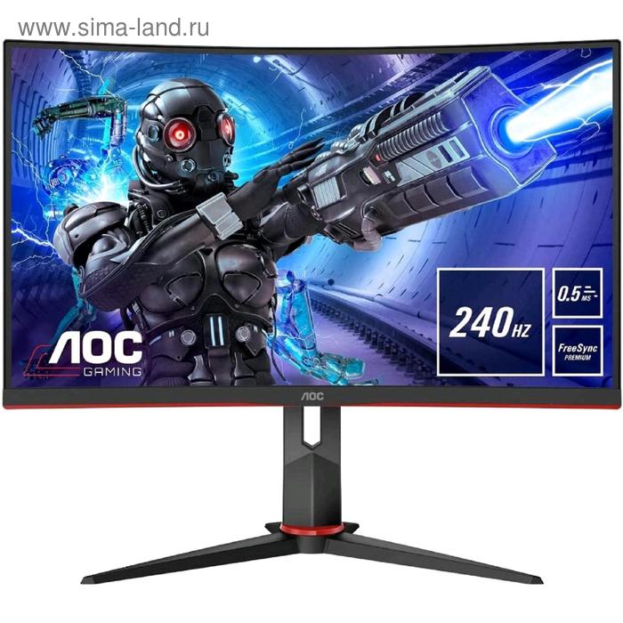 фото Монитор aoc gaming c27g2ze 27", va, 1920x1080, 240гц, 0.5мс, hdmi, dport, чёрный