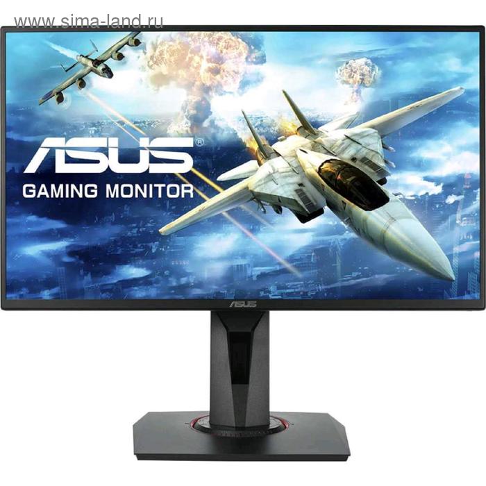 фото Монитор asus gaming vg258qr 24.5", tn, 1920x1080, 165гц, 0.5мс, dvi, hdmi, dport, чёрный