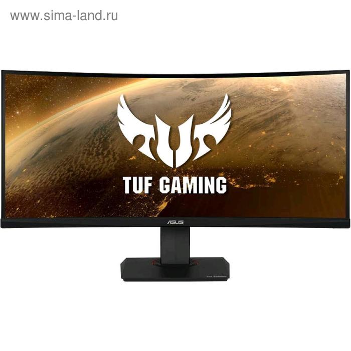 фото Монитор asus tuf gaming vg35vq 35", va, 3440x1440, 100гц, 4мс, hdmi, dport, чёрный