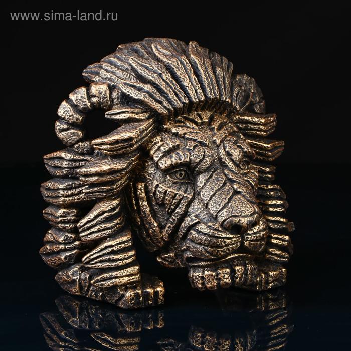 

Статуэтка "Лев", медный цвет, 22 см