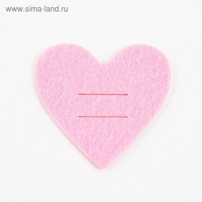 

Конверт для столовых приборов "Love" розовый, 5,4 х 5 см, 100% п/э, фетр