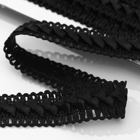 

Тесьма декоративная «Самоса», 18 мм, 9 ± 0,5 м, цвет чёрный