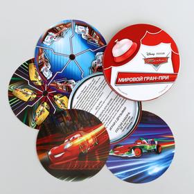 

Игра с карточками и звонком "Мировой Гран-При", Тачки, 9,5 х 8,7см
