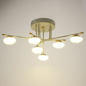

Люстра 63417/6 LED 30Вт 4000К белый-золото 70х70х22 см