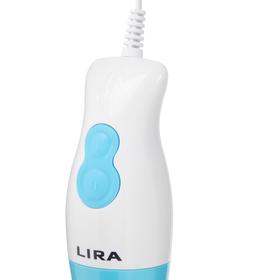 

Блендер LIRA LR 0204, погружной, 400 Вт, 2 скорости, бело-голубой