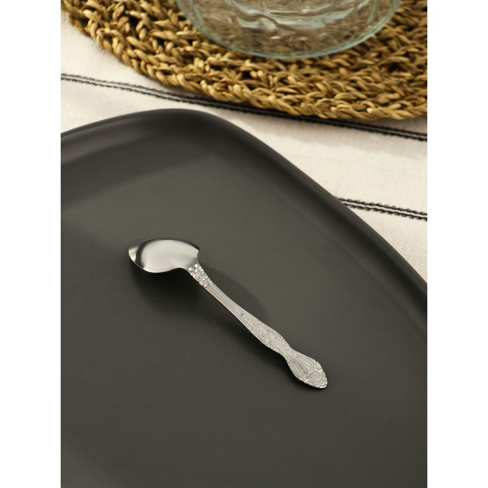 Ложка кофейная 11,5 см "Тройка", толщина 1,5 мм