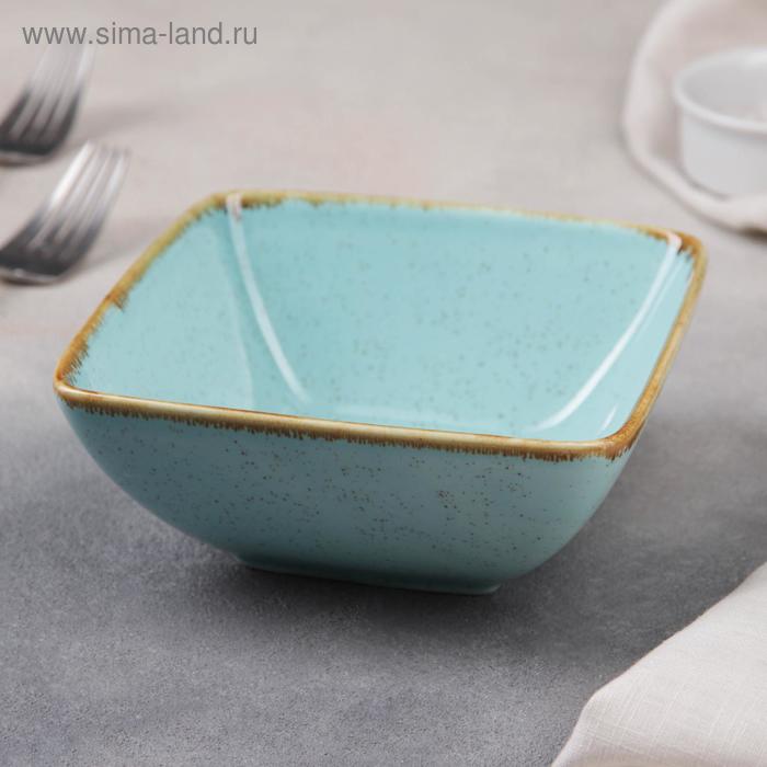 Салатник керамический «Аквамарин», 14×6 см салатник керамический сапфир 14 5×8×6 см цвет синий