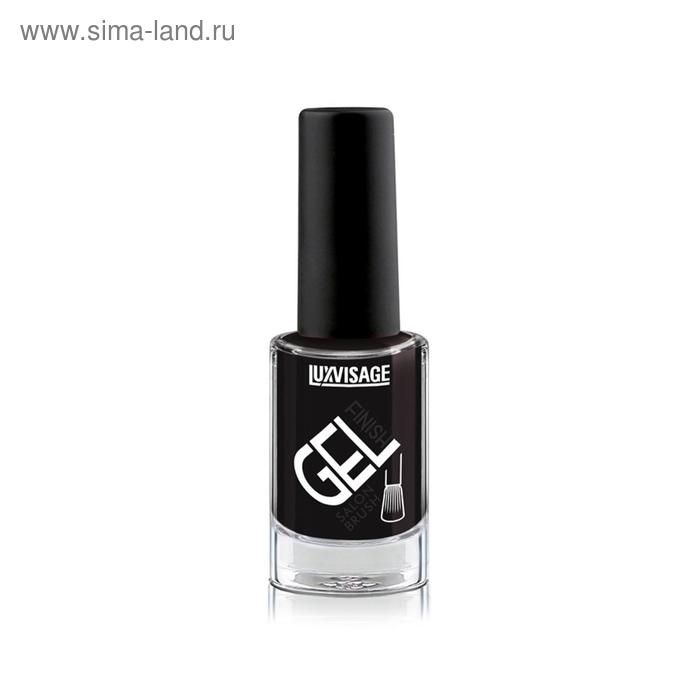 Лак для ногтей Luxvisage GEL finish, тон 10 черный, 9 г лак для ногтей luxvisage gel finish тон 10 черный 9 г