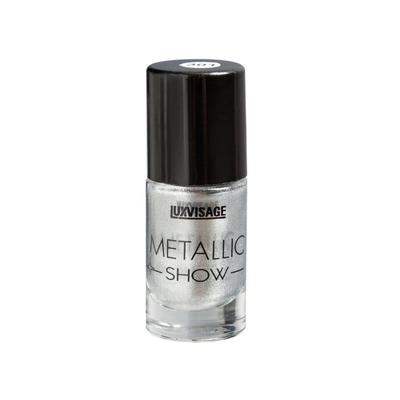 Лак для ногтей Luxvisage Metallic Show, тон 301 серебро, 9 г