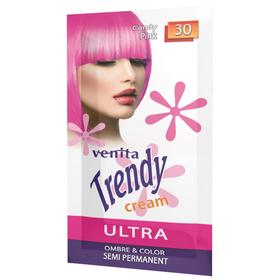 

Красящий тонер-крем Venita Trendy Cream саше, 30 Нежный розовый, 35 мл