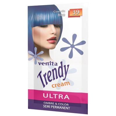 Красящий тонер-крем Venita Trendy Cream саше, 39 Голубой космос, 35 мл