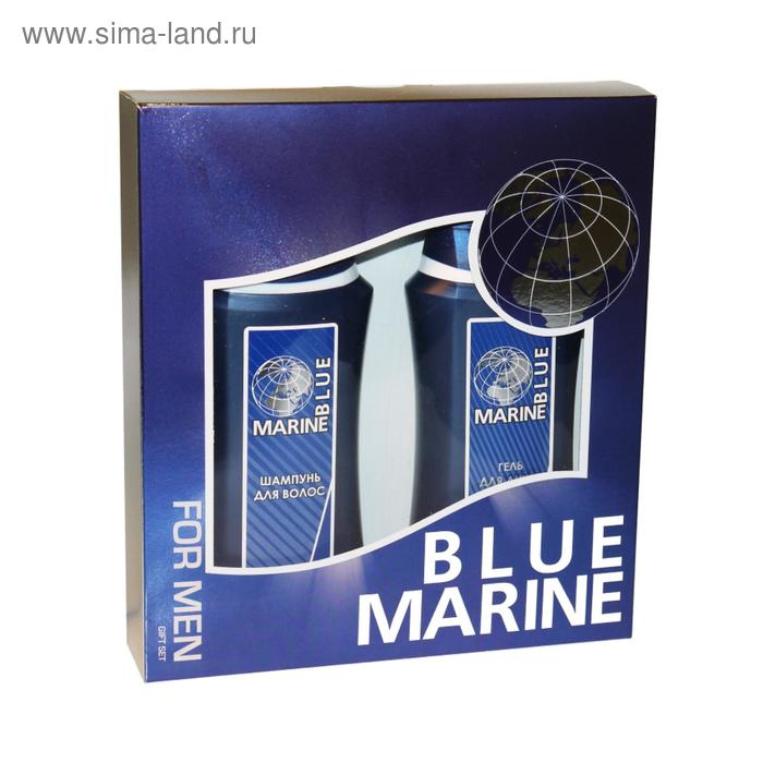 Подарочный набор мужской Blue Marine № 071: шампунь, 250мл и гель для душа, 250 мл