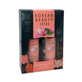 

Подарочный набор женский Korean Beauty N 481 Lotus: шампунь, 250 мл и гель для душа, 250 мл