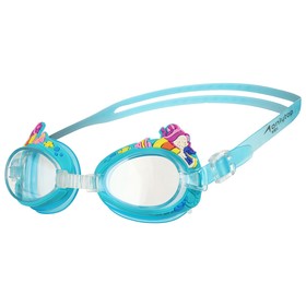 Очки для плавания «Русалки» + беруши, детские, цвет голубой Ош