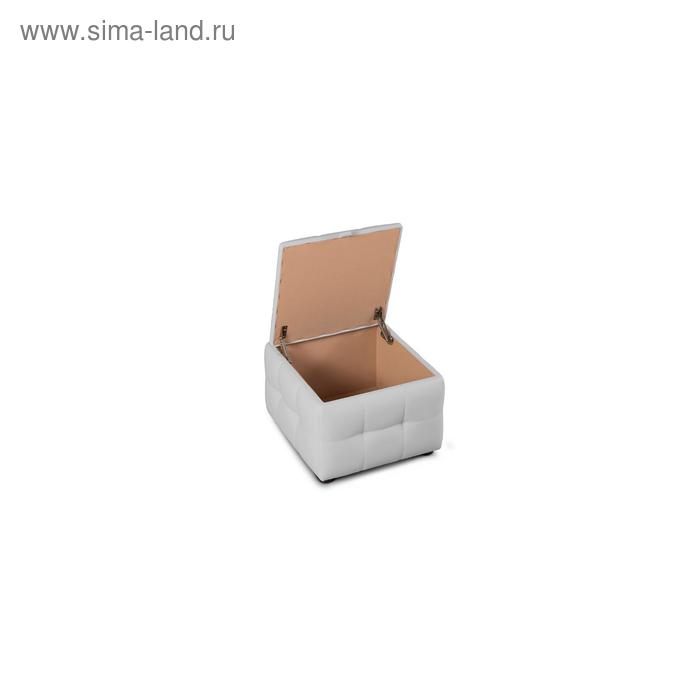 

Квадратный пуф «Алеро», 540 × 540 × 400 мм, экокожа, цвет взбитые сливки