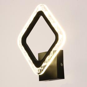 

Бра 10025/1BK LED 14Вт 4000К черный 27х23х7 см