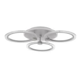 

Люстра с ПДУ 10029/3WT LED 76Вт 3000-6000К диммер белый 60х60х8 см