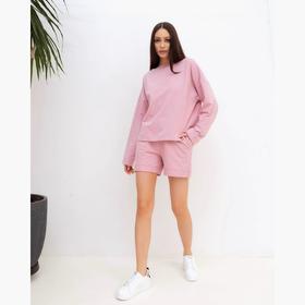 

Костюм женский (толстовка и шорты) MIST, р. 44-46, розовый
