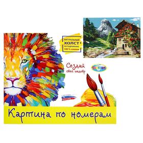 

Картина по номерам «Домик в горах» 40х50 см