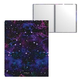 

Папка с 20 вкладышами А4, 550 мкм, ErichKrause Purple Stardust, спираль, с рисунком