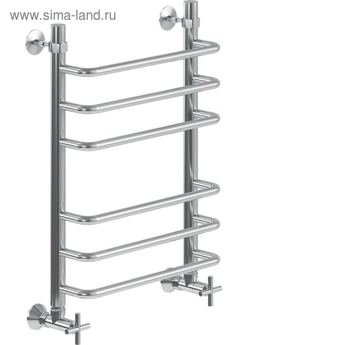 

Полотенцесушитель водяной "НИКА" Quadro Л90 (г), 600 x 400 мм, без полочки, хром