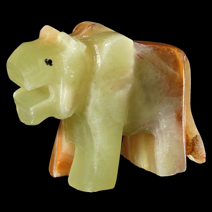 Сувенир "Тигр" 2" 5х4х2 см оникс