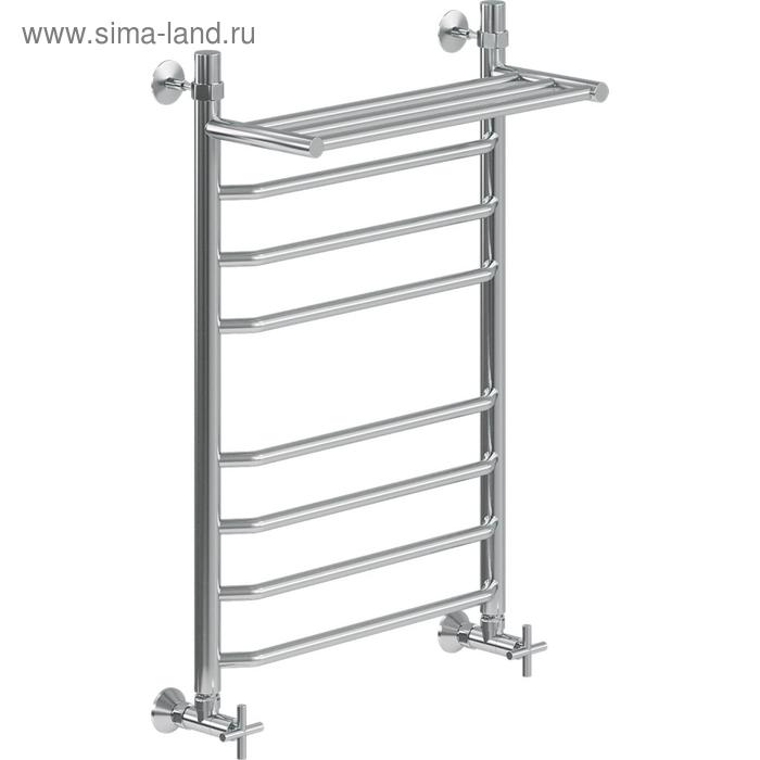 

Полотенцесушитель водяной "НИКА" Trapezium ЛТ (г) ВП, 800 x 500 мм, с полочкой, хром