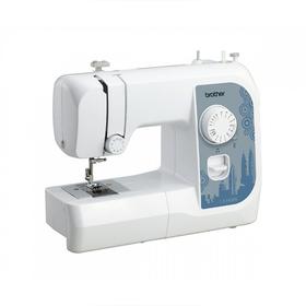 Швейная машина Brother LX 1400s, 85 Вт, 14 операций, полуавтомат, бело-синяя Ош