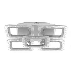 

Люстра с ПДУ 10028/5WT LED 94Вт 3000-6000К диммер белый 41х41х9 см