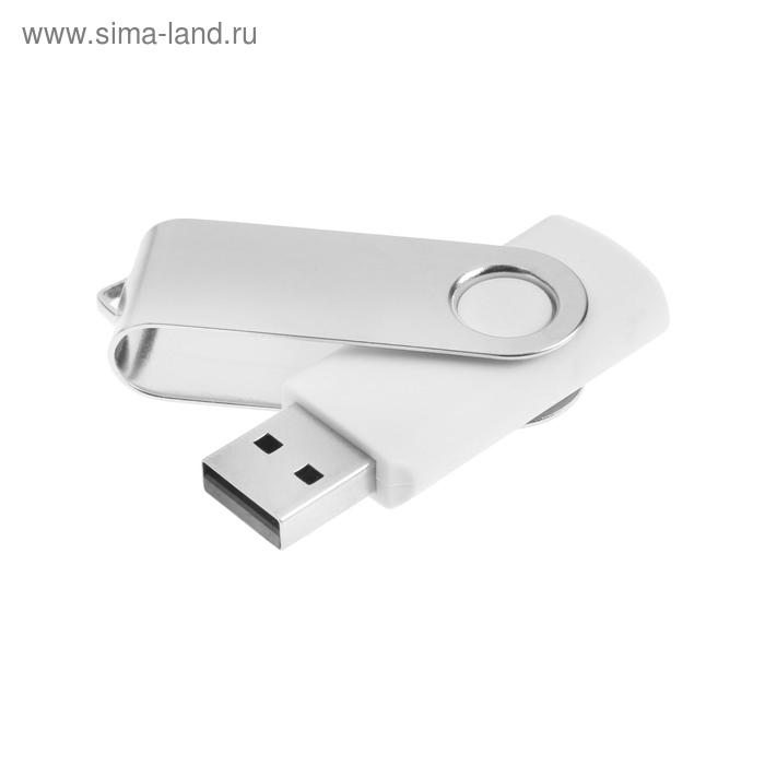 

Флешка L 104 W, 16 ГБ, USB2.0, чт до 25 Мб/с, зап до 15 Мб/с, белая
