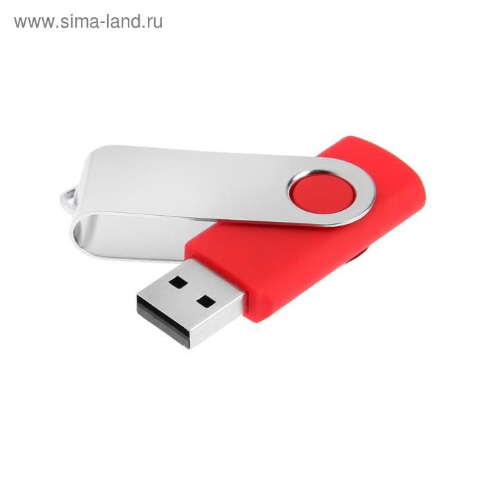 

Флешка L 104 R, 8 ГБ, USB2.0, чт до 25 Мб/с, зап до 15 Мб/с, красная