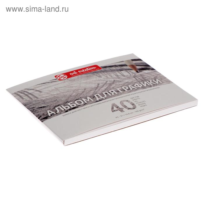 

Альбом для Графики А5, 148 х 210, Royal Talens Art Creation, 40 листов, 160 г/м2, на склейке, Satin