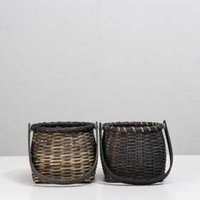 

Корзина плетеная, ротанг, 14,5хН11/24,5 см, 1 шт.