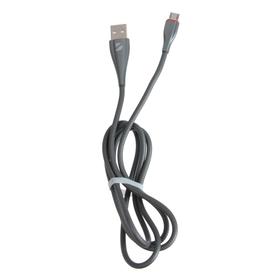 

Кабель Deppa Ceramic, micro USB - USB, 2 А, 1м, серый